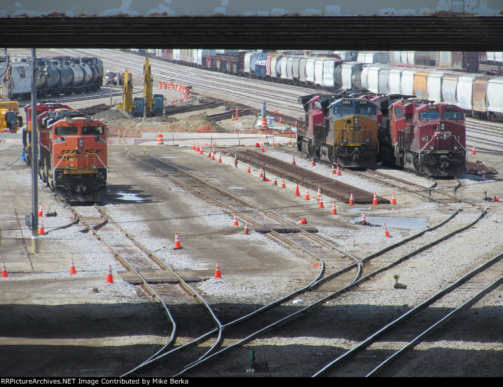 BNSF, CSX, and Canadian Pacific